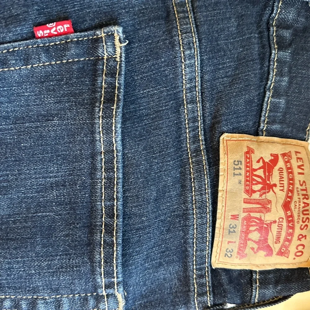 Levi's denim, jeans 511 size W31 L32  slim straight Jeans - Picture 5 of 10